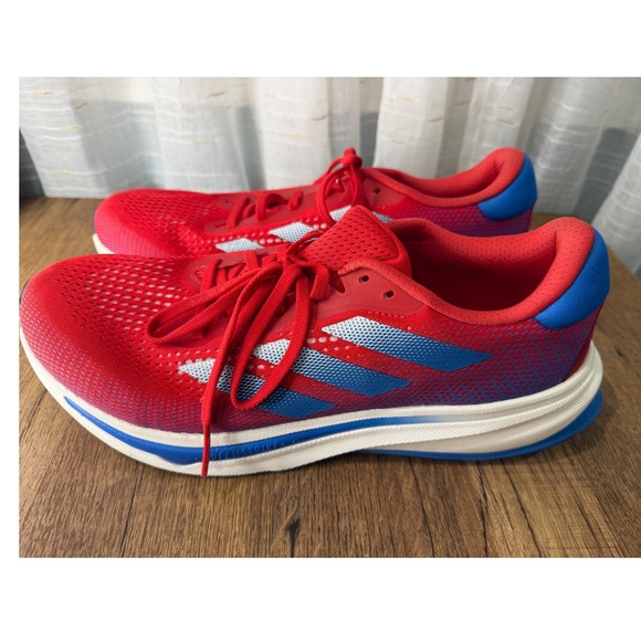 Adidas Supernova Rise Men's Red Blue Running Shoes Sneakers Size 11.5 - Picture 5 of 9